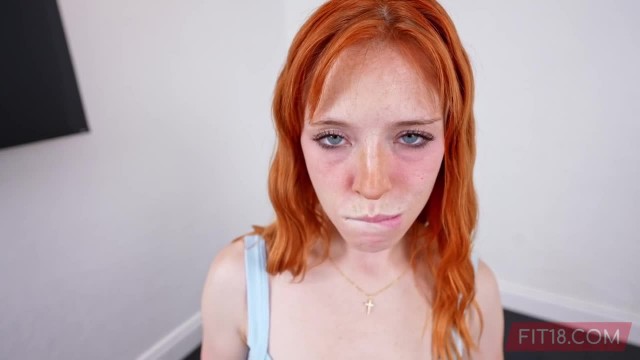 Самое сильное половое возбуждение рыженькой фитоняшки - #2